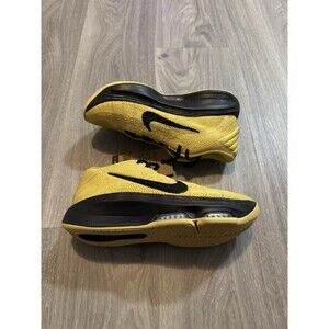 Nike Air Zoom GT Hustle 3 HM0268-700 Golden Black Basketball Shoes Men Size 6.5